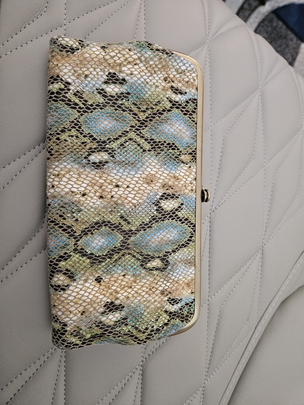 HOBO Multi-Color Snakeskin-Print Wallet - Picture 2 of 6